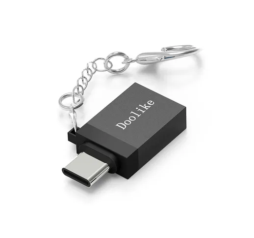 Adattatore Doolike Metal USB a Type C OTG per tablet Samsung Galaxy Huawei Android