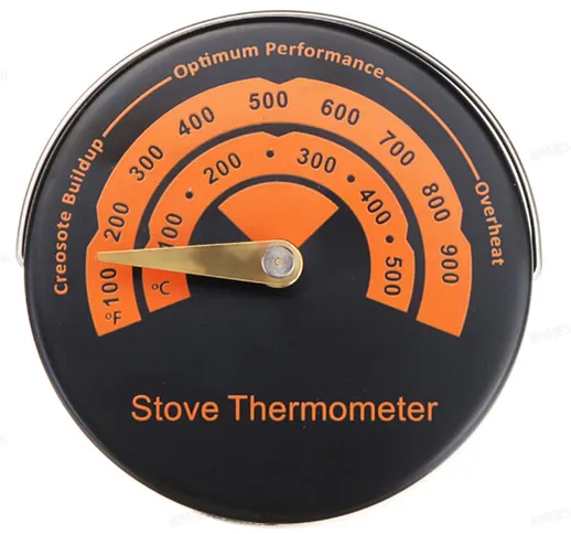 Stufa a legna magnetica Termometro Stufa a ventola per caminetto Termometro Con sonda Stru...