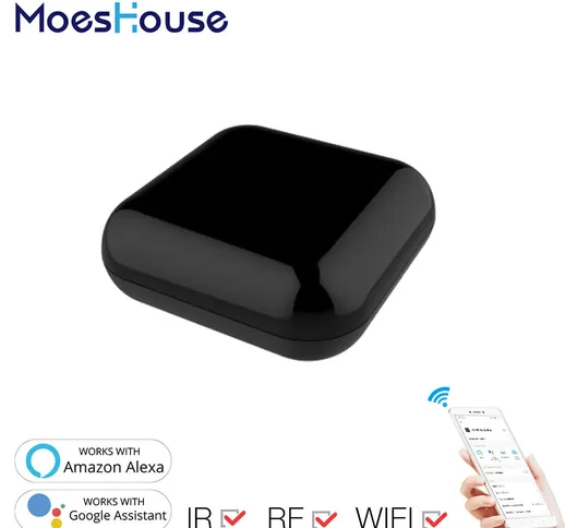 MoesHouse RF IR WiFi Universal remoto Controller Apparecchi RF Tuya Smart Life App Control...