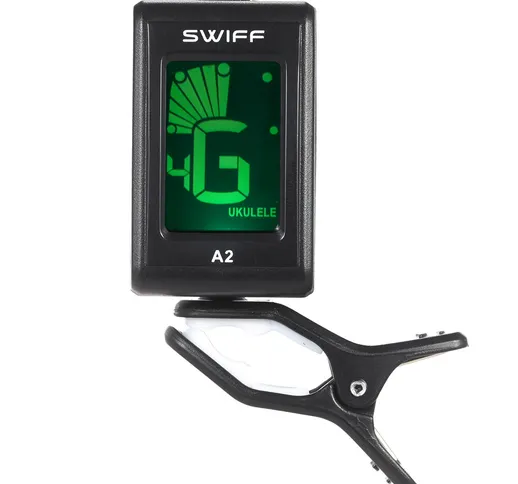 SWIFF A2 Mini Accordatore Tono Digitale Automatico Clip-On LCD per Chitarra Elettrica Acus...