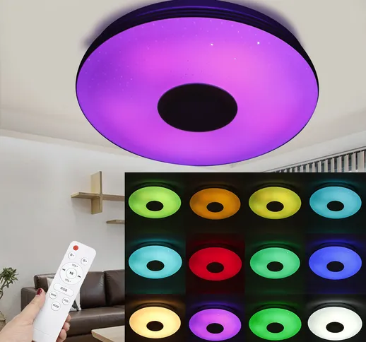 85-265 V 30 CM LED Plafoniera RGB Bluetooth Musica Dimmerabile lampada APP + remoto Contro...