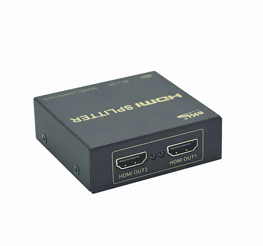 EKL 1 In 2 Out Full HD 3D 4K * 2K 1080P Adattatore splitter video Hdmi per HDTV