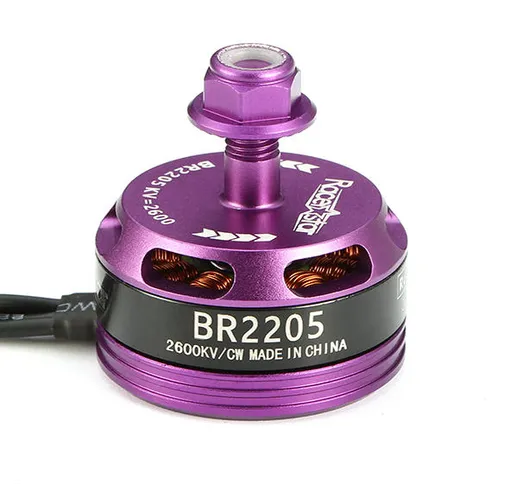 Racerstar Racing Edition 2205 BR2205 2600KV 2-4S motore senza spazzola Viola per 220 250 2...