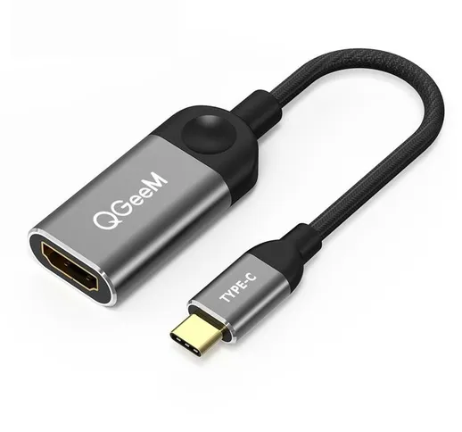 QGeeM USB Type-C a 4K HDMI Adattatore Uscita video HD Display Per Samsung Galaxy Note 20 T...