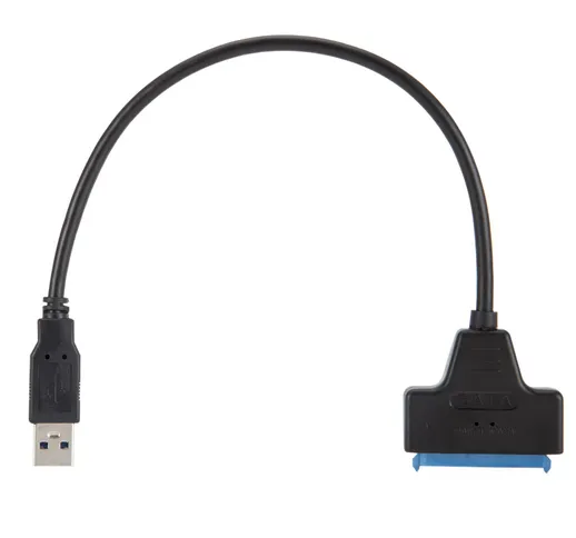 USB 3.0 a SATA III HDD SSD Cavo adattatore per disco rigido da 2,5 pollici Alimentazione d...