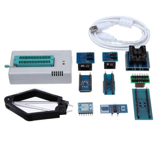 TL866II Pro Kit Programmatore Universale USB BIOS con 9 pz Adattatori