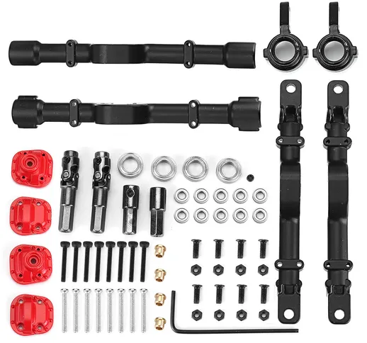 RBR / C 4X4 Differenziali Metal OP Set per MN D90 91 96 99 99S 40 45 RC Ricambi auto