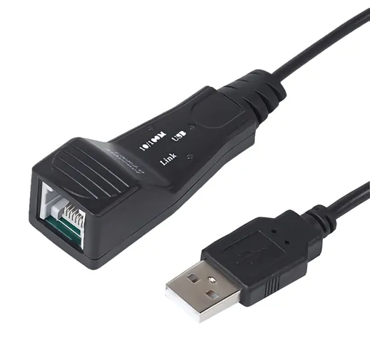 Convertitore USB da 10 a 100 Mbps per adattatore di rete da USB a RJ45