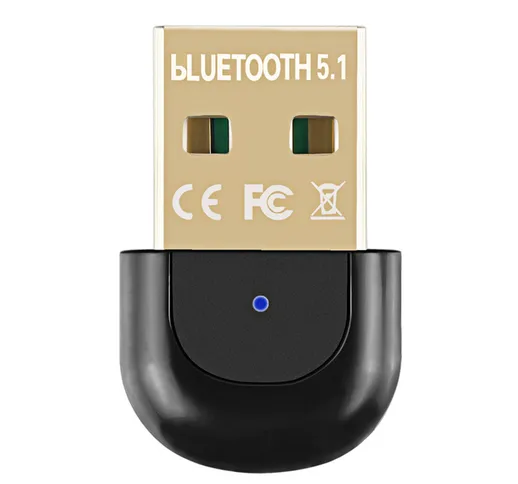 bluetooth 5. 1 Nano Adattatore USB USB 2.0 Bluetooth Dongle Wireless Audio ricevitore Tras...