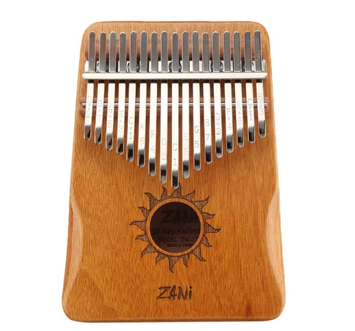 ZANi 17 Key Kalimba Acacia Thumb Finger Piano Regalo musicale per amanti della musica, bam...