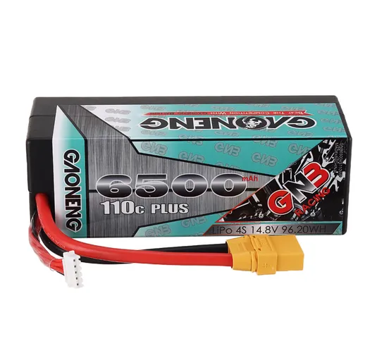 Gaoneng GNB 14.8V 6500mAh 110C 4S Lipo Batteria XT90 Spina per aereo RC auto 1: 8