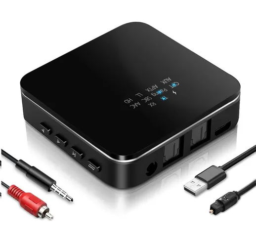 CSR8675 bluetooth 5.0 Wireless Audio ricevitore adattatore per trasmettitore 2-in-1 USB 3....