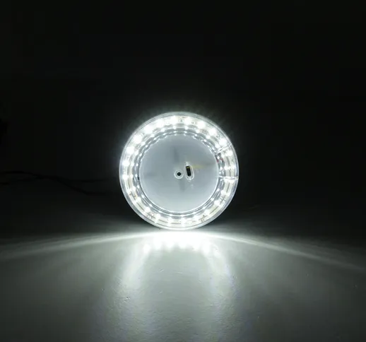 24 LED Baule auto RV Dome Tetto Soffitto Lettura interna Lampada da parete lampada Lampadi...