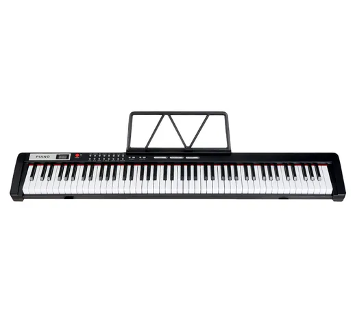 Pianoforte digitale portatile a 88 tasti Tastiera standard Velocitys Piano elettronico Pro...