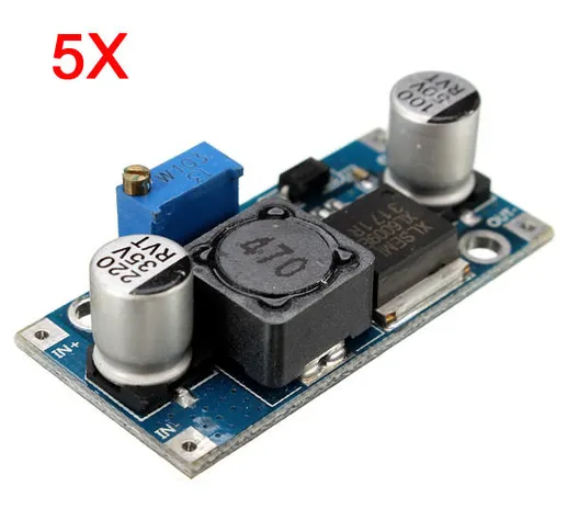 5Pcs 4A XL6009E1 DC-DC regolabile aumentare Modulo alimentatore convertitore di potenza