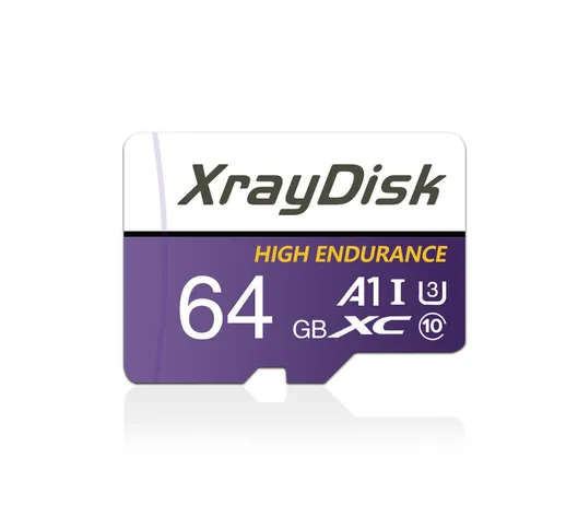 Xraydisk Classe 10 Scheda di memoria TF ad alta velocità 32GB 64GB Scheda Micro SD da 128...