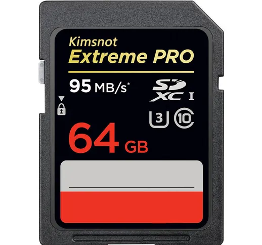 Kimsnot Extreme PRO Scheda di memoria della scheda SD 633x 256 GB 128 GB SDXC SDHC C10 U1...