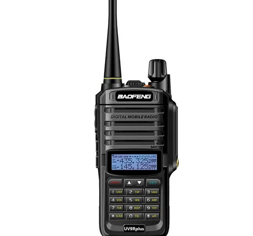 Baofeng UV-9R Plus Versione di aggiornamento bidirezionale Radio VHF UHF Walkie Talkie Imp...