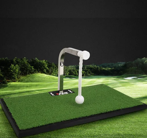 Allenamento professionale per loscillazione del golf con rotazione di 360 ° Tappetino per...