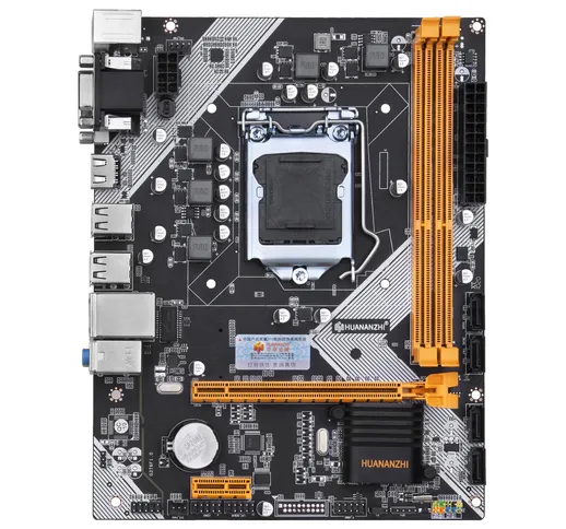 HUANANZHI H61 Scheda madre M-ATX per Intel LGA 1155 Supporto i3 i5 i7 DDR3 1333/1600 MHz 1...