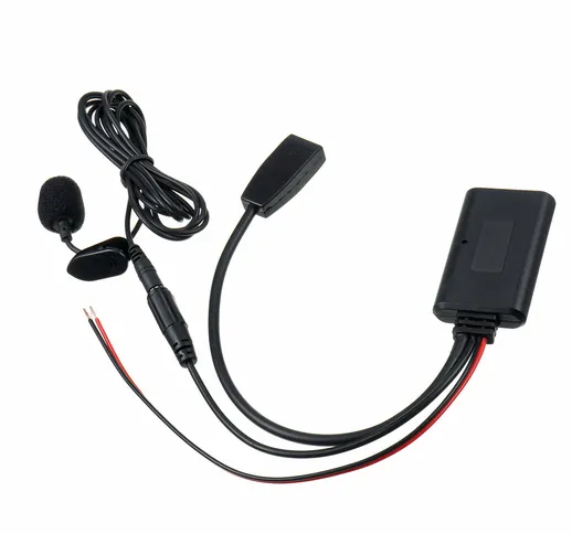 Adattatore USB wireless AUX per cavo audio per auto bluetooth Microfono per BMW E46