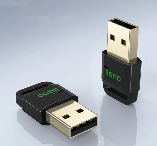 LLANO USB Bluetooth5.0 Adattatore Audio ricevitore Trasmettitore Adattatore Music Dongle p...