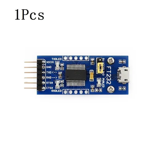 Waveshare® FT232 Modulo da USB a seriale da USB a TTL FT232RL Modulo di comunicazione Micr...