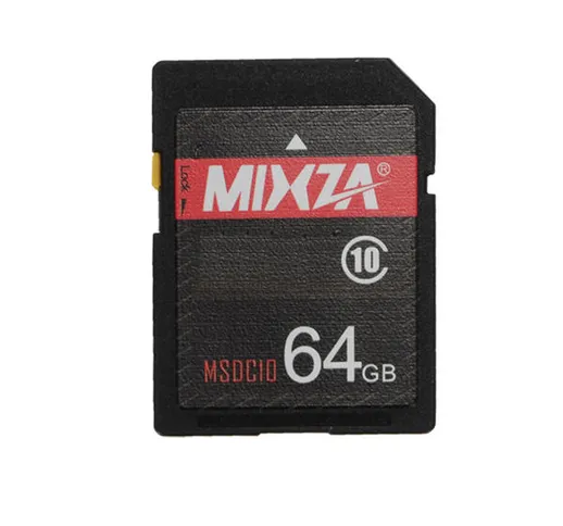 Mixza 64GB C10 Classe 10 Scheda di memoria di dimensioni standard per DSLR digitale fotogr...