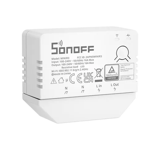 SONOFF 100-240V 50/60Hz 16A MINI R3 Modulo Smart Switch Telecomando eWeLink Compatibile co...