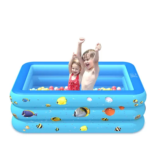 120/130/150/180/210 cm piscina gonfiabile per famiglie in PVC per bambini con vasca da bag...