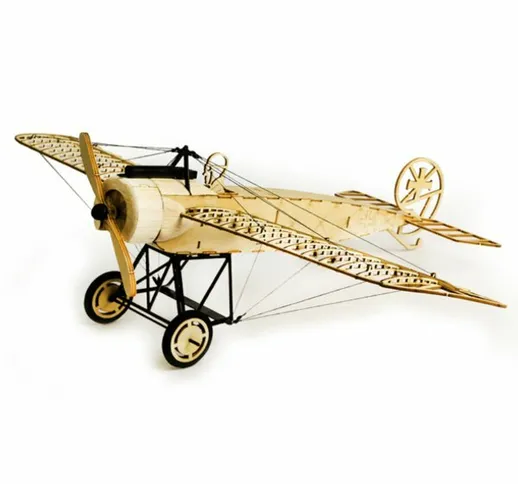 Dancing Wings Hobby Fokker-E Modello statico per aeroplano alveare in legno di balsa da 41...