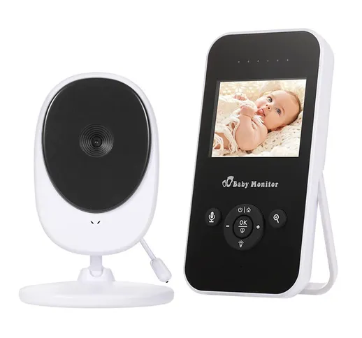 810 2.4 pollici LCD Video fotografica Baby Monitor IR Night Light Vision Intercom Talk a d...