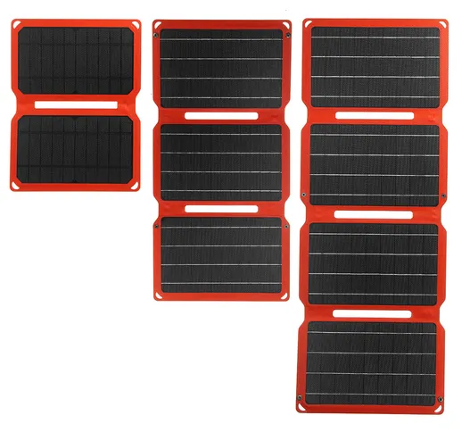 10W/21W/28W solare Pannello solare Ricarica pieghevole Borsa Caricabatterie portatile per...