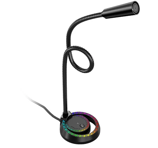 Golden Field M02U Star Gaming Microfono Pickup sensibile a 360 ° Riduzione del rumore inte...