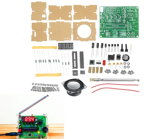 Componenti SSY + PCB Board Digital Tube Display FM Digital Radio Kit di produzione elettro...
