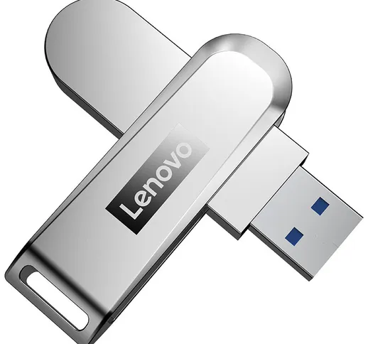 Lenovo X3 32GB/64GB / 128GB USB 3.1 Flash Drive Plug and Play Trasmissione ultraveloce Rot...