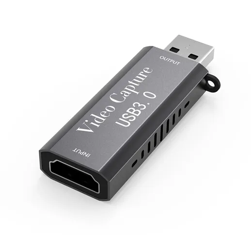 Scheda di acquisizione video Mini USB3.0 HD a USB3.0 HD Adattatore convertitore 4K 1080P R...