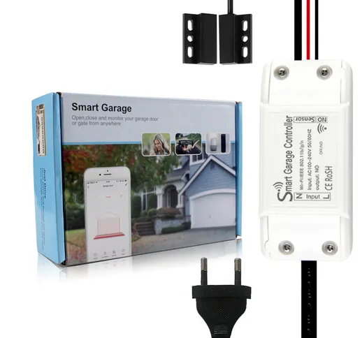 MoesHouse WiFi Smart Switch Garage Porta Controller Opener Smart Life / Tuya APP Remote Co...