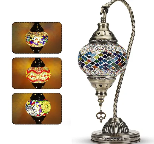 110-240 V Retro turco marocchino romantico tavolo fatto a mano lampada Home Bar Fixture De...