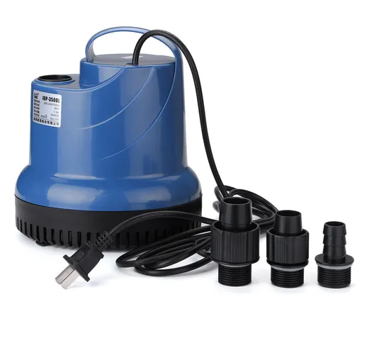 Pompa ad acqua sommergibile 220V 15W-80W Pompa filtro per acquario Pompa di aspirazione in...