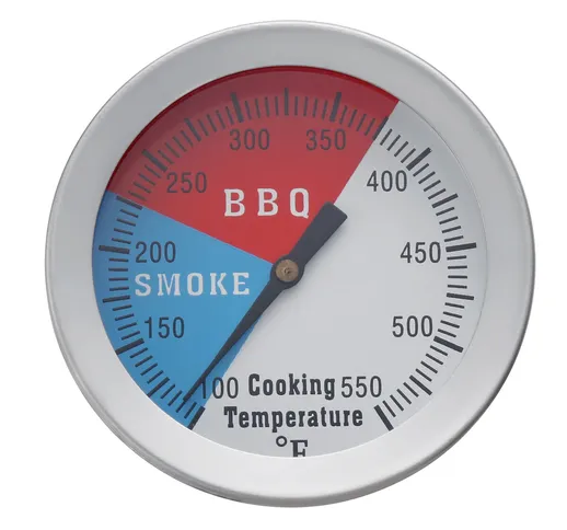 100-550 ℉ Temperatura Termometro Calibro Barbecue BBQ Grill Fumatore Pozzetto Termostato