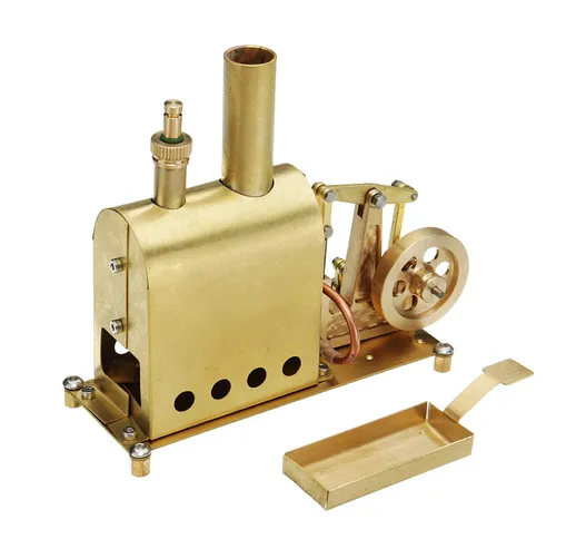 Microcosm Mini Steam Boiler Modello di motore a vapore Collezione regalo Motore Stirling f...