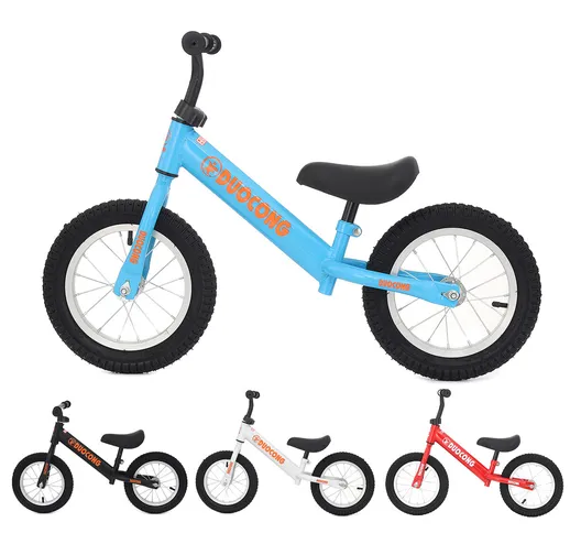 Bambini Balance Bike Bambini Toddlers Due ruote Running Training Esercizio Senza pedali Re...