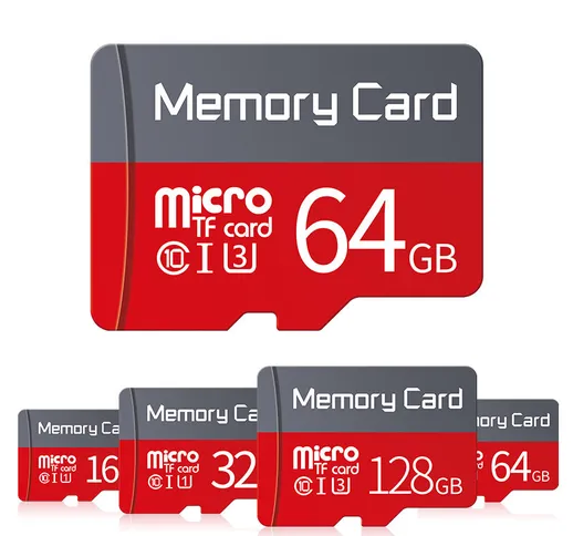 Scheda di memoria 16GB 32GB 64GB Scheda di memoria TF ad alta velocità da 128 GB e 256 GB...