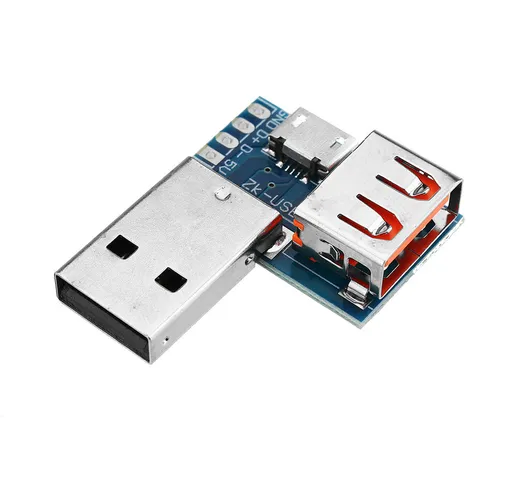 Scheda adattatore USB da 10 pezzi Micro USB a USB femmina Connettore Maschio a femmina Int...