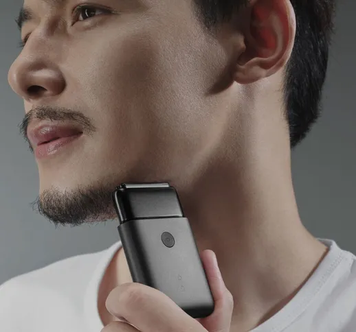 Xiaomi Mijia Mini rasoio portatile impermeabile alternativo doppia lama elettrico Rasoio U...