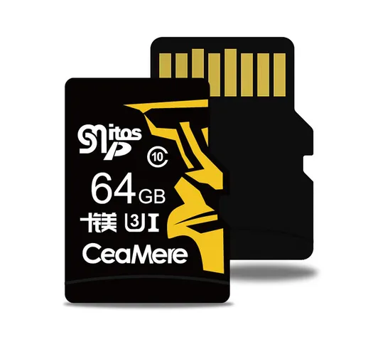 CEAMERE SMITOSP 32GB/64GB Scheda di memoria U1 Class10 TF card ad alta velocità MP3 MP4 Ar...