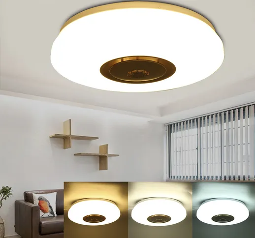 Soffitto a LED lampada Controllo APP dimmerabile 85-265 V Allarme fumo Moderno e minimalis...