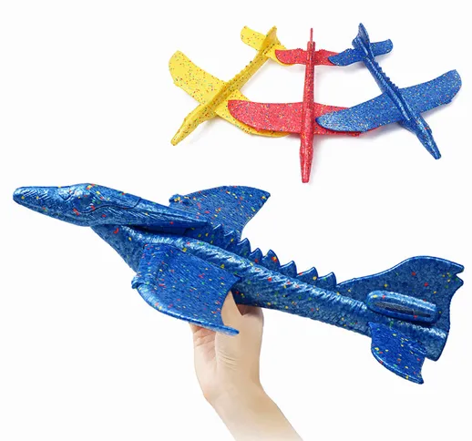 Iniettore di schiuma EPP Airplane Dinosaur alato Drago Aereo giocattolo 48 cm Lancio a man...