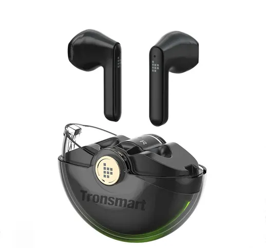 Tronsmart Battle TWS Cuffie bluetooth Gaming Auricolare BT 5.1 Cuffie per caricabatterie m...